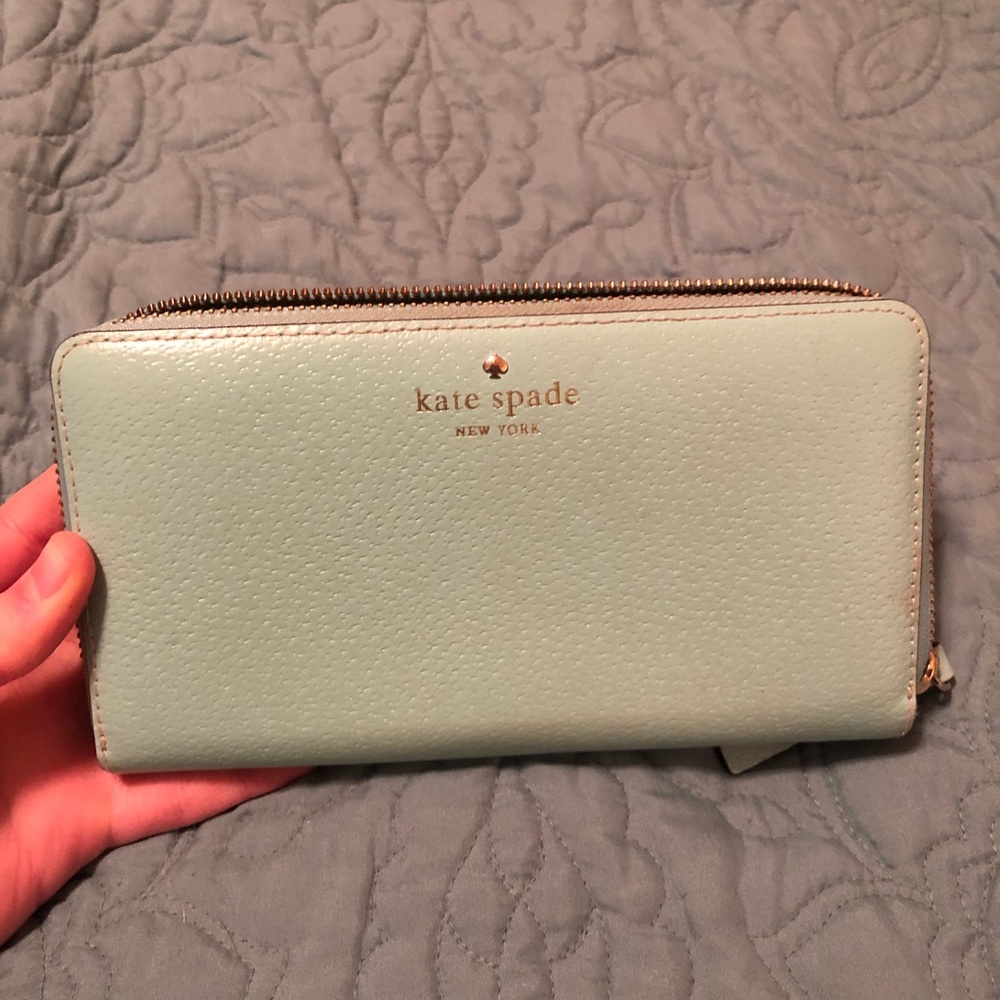 Kate spade Robins egg blue wallet